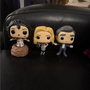 Schitts Creek funko pop collections- Johnny, David, Alexis and Moira